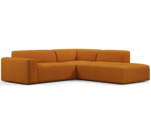 Karen Big højrevendt chaiselong sofa i polyester 260 x 250 cm - Bordeaux 2