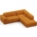Karen Big højrevendt chaiselong sofa i polyester 260 x 250 cm - Bordeaux