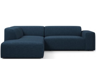 Karen Big venstrevendt chaiselong sofa i polyester 260 x 250 cm - Sennep