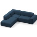 Karen Big venstrevendt chaiselong sofa i polyester 260 x 250 cm - Sennep