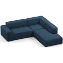 Karen Big højrevendt chaiselong sofa i polyester 260 x 250 cm - Sennep