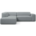 Karen Big venstrevendt chaiselong sofa i polyester 260 x 250 cm - Blå