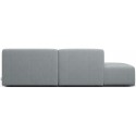 Karen Big venstrevendt chaiselong sofa i polyester 260 x 250 cm - Blå