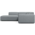Karen Big venstrevendt chaiselong sofa i polyester 260 x 250 cm - Blå