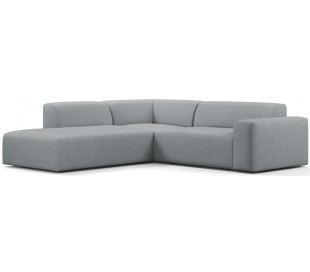 Karen Big venstrevendt chaiselong sofa i polyester 260 x 250 cm - Blå 2