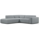 Karen Big venstrevendt chaiselong sofa i polyester 260 x 250 cm - Blå