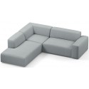 Karen Big venstrevendt chaiselong sofa i polyester 260 x 250 cm - Blå