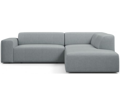 Karen Big højrevendt chaiselong sofa i polyester 260 x 250 cm - Blå