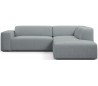 Karen Big højrevendt chaiselong sofa i polyester 260 x 250 cm - Grågrøn