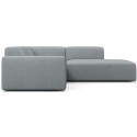 Karen Big højrevendt chaiselong sofa i polyester 260 x 250 cm - Blå