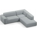 Karen Big højrevendt chaiselong sofa i polyester 260 x 250 cm - Blå