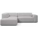 Karen Big venstrevendt chaiselong sofa i polyester 260 x 250 cm - Grågrøn