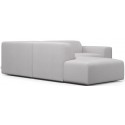 Karen Big venstrevendt chaiselong sofa i polyester 260 x 250 cm - Grågrøn