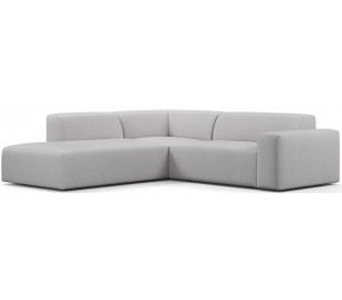 Karen Big venstrevendt chaiselong sofa i polyester 260 x 250 cm - Grågrøn 2