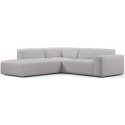 Karen Big venstrevendt chaiselong sofa i polyester 260 x 250 cm - Grågrøn
