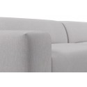 Karen Big venstrevendt chaiselong sofa i polyester 260 x 250 cm - Grågrøn