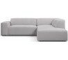 Karen Big højrevendt chaiselong sofa i polyester 260 x 250 cm - Lysegrå