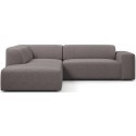 Karen Big venstrevendt chaiselong sofa i polyester 260 x 250 cm - Lysegrå
