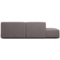 Karen Big venstrevendt chaiselong sofa i polyester 260 x 250 cm - Lysegrå