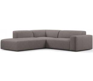 Karen Big venstrevendt chaiselong sofa i polyester 260 x 250 cm - Lysegrå 2