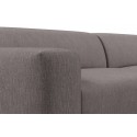 Karen Big venstrevendt chaiselong sofa i polyester 260 x 250 cm - Lysegrå