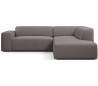 Karen Big højrevendt chaiselong sofa i polyester 260 x 250 cm - Grå