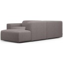 Karen Big højrevendt chaiselong sofa i polyester 260 x 250 cm - Lysegrå