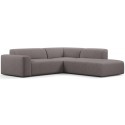 Karen Big højrevendt chaiselong sofa i polyester 260 x 250 cm - Lysegrå