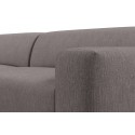 Karen Big højrevendt chaiselong sofa i polyester 260 x 250 cm - Lysegrå