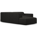 Karen Big venstrevendt chaiselong sofa i polyester 260 x 250 cm - Grå