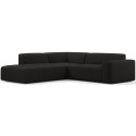 Karen Big venstrevendt chaiselong sofa i polyester 260 x 250 cm - Grå