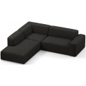 Karen Big venstrevendt chaiselong sofa i polyester 260 x 250 cm - Grå
