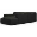 Karen Big højrevendt chaiselong sofa i polyester 260 x 250 cm - Grå