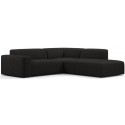 Karen Big højrevendt chaiselong sofa i polyester 260 x 250 cm - Grå