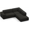 Karen Big højrevendt chaiselong sofa i polyester 260 x 250 cm - Grå