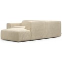 Karen Big venstrevendt chaiselong sofa i corduroy 260 x 250 cm - Creme