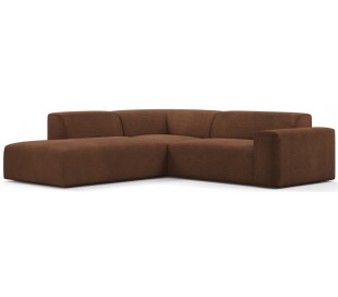 Karen Big venstrevendt chaiselong sofa i corduroy 260 x 250 cm - Creme 2