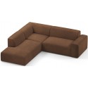 Karen Big venstrevendt chaiselong sofa i corduroy 260 x 250 cm - Creme