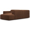 Karen Big højrevendt chaiselong sofa i corduroy 260 x 250 cm - Creme