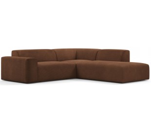 Karen Big højrevendt chaiselong sofa i corduroy 260 x 250 cm - Creme 2
