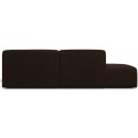 Karen Big venstrevendt chaiselong sofa i corduroy 260 x 250 cm - Brun