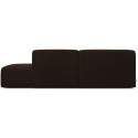 Karen Big højrevendt chaiselong sofa i corduroy 260 x 250 cm - Brun