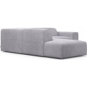 Karen Big venstrevendt chaiselong sofa i corduroy 260 x 250 cm - Turkis