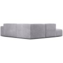 Karen Big venstrevendt chaiselong sofa i corduroy 260 x 250 cm - Turkis