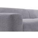 Karen Big venstrevendt chaiselong sofa i corduroy 260 x 250 cm - Turkis
