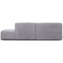 Karen Big højrevendt chaiselong sofa i corduroy 260 x 250 cm - Turkis