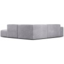 Karen Big højrevendt chaiselong sofa i corduroy 260 x 250 cm - Turkis