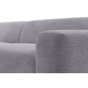Karen Big højrevendt chaiselong sofa i corduroy 260 x 250 cm - Turkis