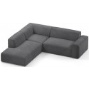 Karen Big venstrevendt chaiselong sofa i corduroy 260 x 250 cm - Grå