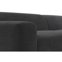 Karen Big venstrevendt chaiselong sofa i corduroy 260 x 250 cm - Grå